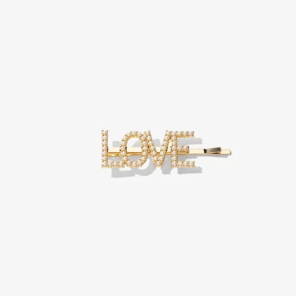 ABH Glam Hairpins Gold Pearl Love